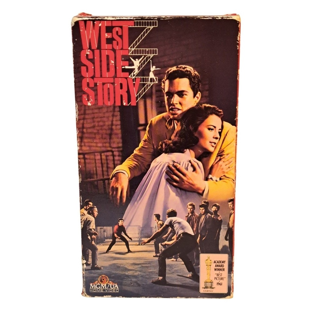 West Side Story VHS 1961‎ Musical Natalie Wood MGM/UA Home Video M201266